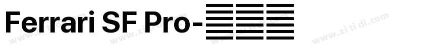 Ferrari SF Pro字体转换